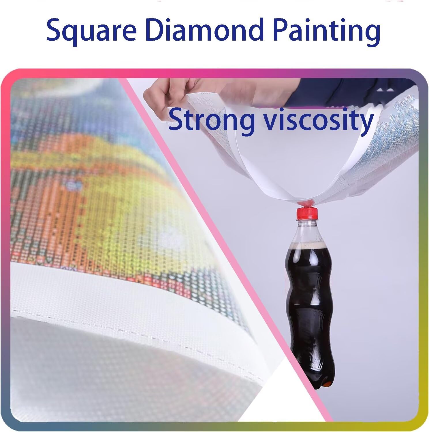 5D kwadratowy diamentowy obraz budzik 60x80cm-36089