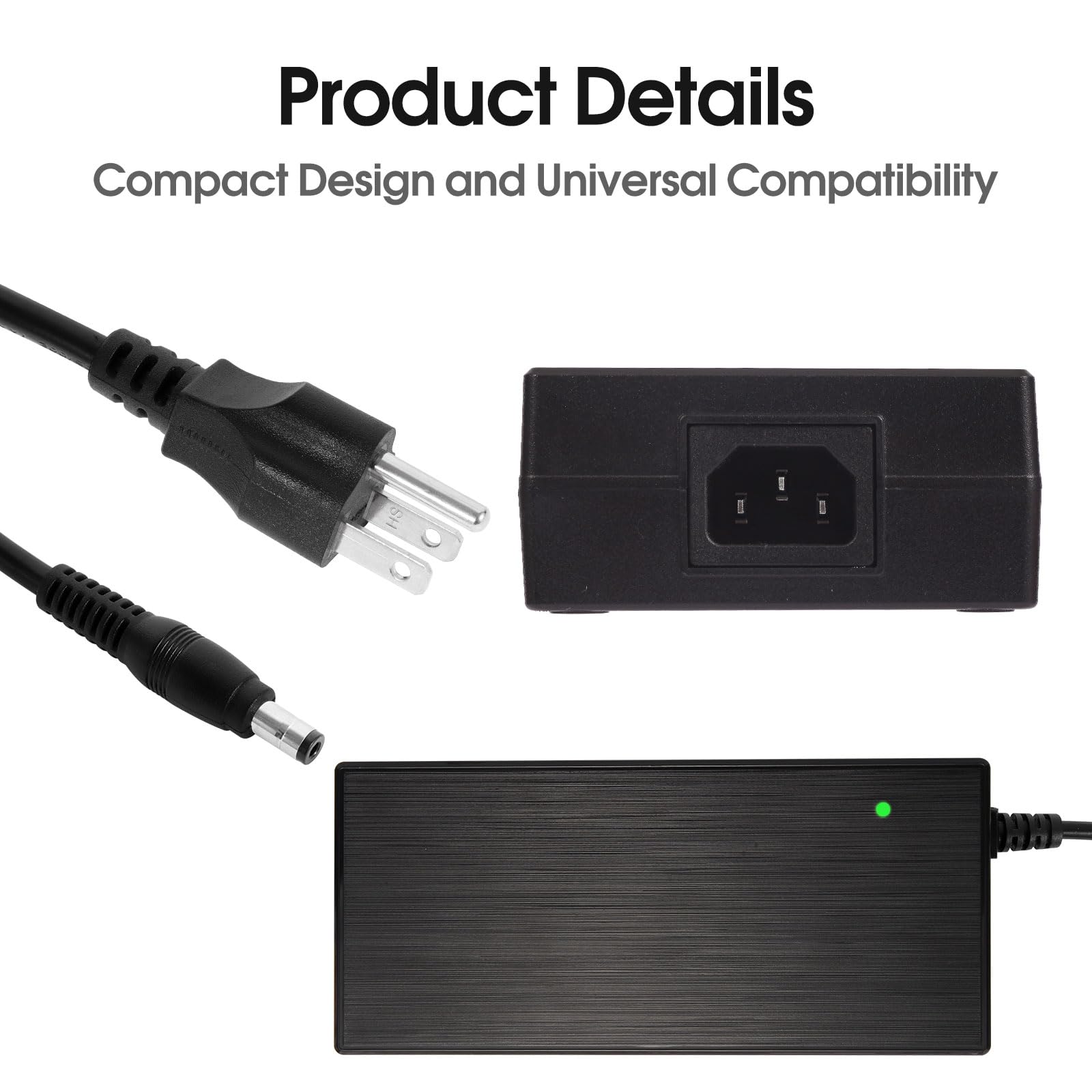 DC48V Netzteil 480W 48V 10A Adapter für Home Audio Verstärker | Kompatibel mit ZA3, V3, V3 Mono, TB10D, Für BT20A Pro TPA3255 Stereo Class D, Für A07 & A07 MAX & A08 PRO & A70