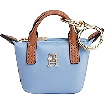 Tommy Hilfiger TH Charms Popette Nano Aw0aw18564, Portachiavi Donna, Blue (Well Water), Taglia Unica