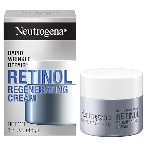 Neutrogena - Crema facial regeneradora de retinol y ácido hialurónico para reparación rápida de arrugas y crema hidratante para el cuello disponible en Yaxa Colombia