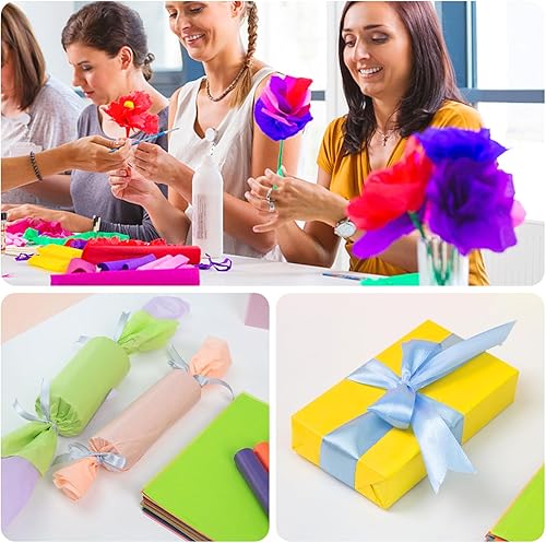 Miniatura 6 de 360 hojas de papel de seda para bolsas de regalo, papel de seda a granel de 11.5 x 8 pulgadas, papel de seda para envolver regalos, manualidades,