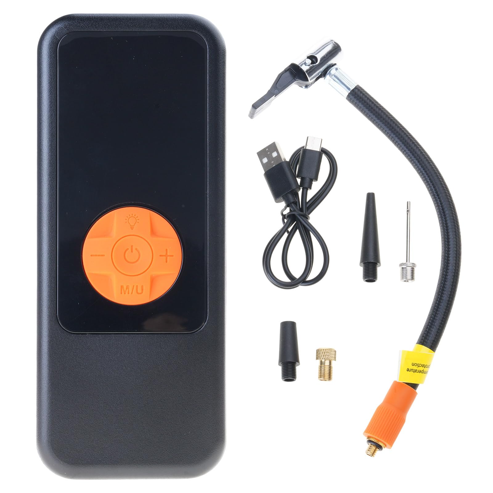 Compresseur d'air portable 72W sans fil avec affichage numérique pour pneus