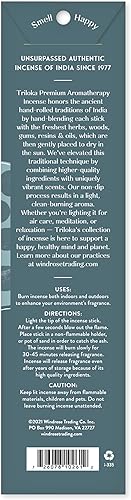 Miniatura 2 de Triloka Incienso premium, loto azul, 10 varillas