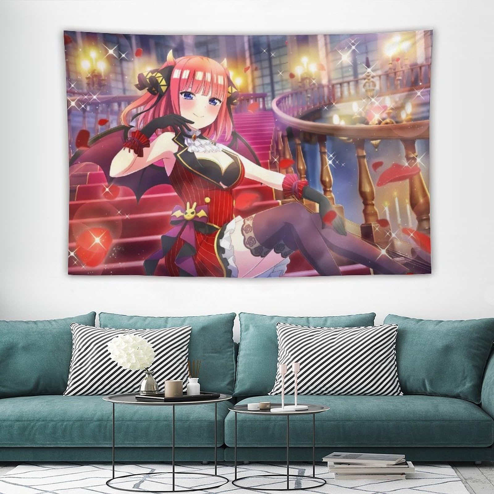 Amazon.co.jp: 五等分の花嫁 中野二乃 タペストリー アニメ 大判 布