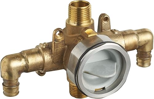 Vista 12 de American Standard RU101 - Válvula de ducha flash con entradas y salidas universales, sin terminar