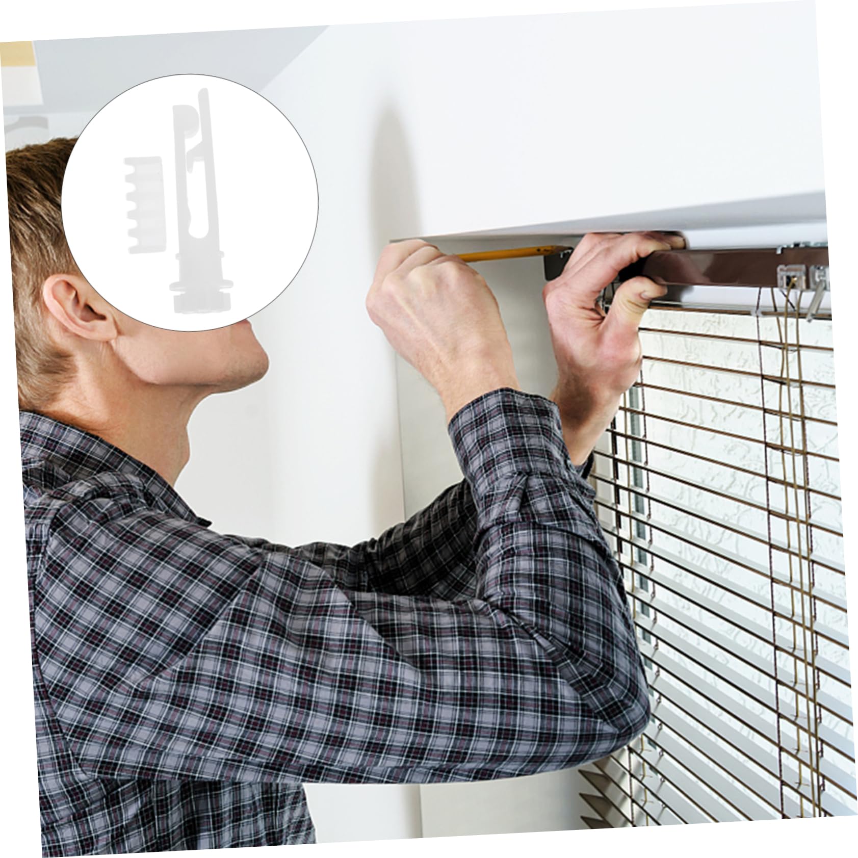 WOFASHPURET 12pcs Vertical Blind Repair Pulleys Replacement Accessories for Vertical Curtains Compact Design for Easy Installation for Repairing Damaged Blinds