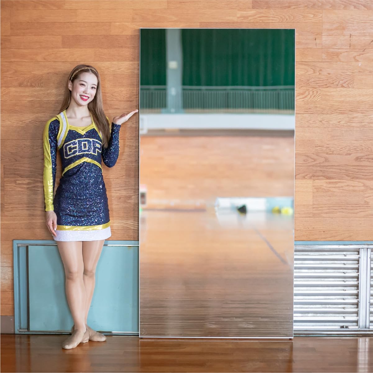 立てかけ大型ミラー180×90cm 1枚　パネル　ダンスミラーバレエスタジオ鏡 Amazon.co.jp: OOKABE GLASS ダンス・ジム用 パネルミラー 幅90×高さ