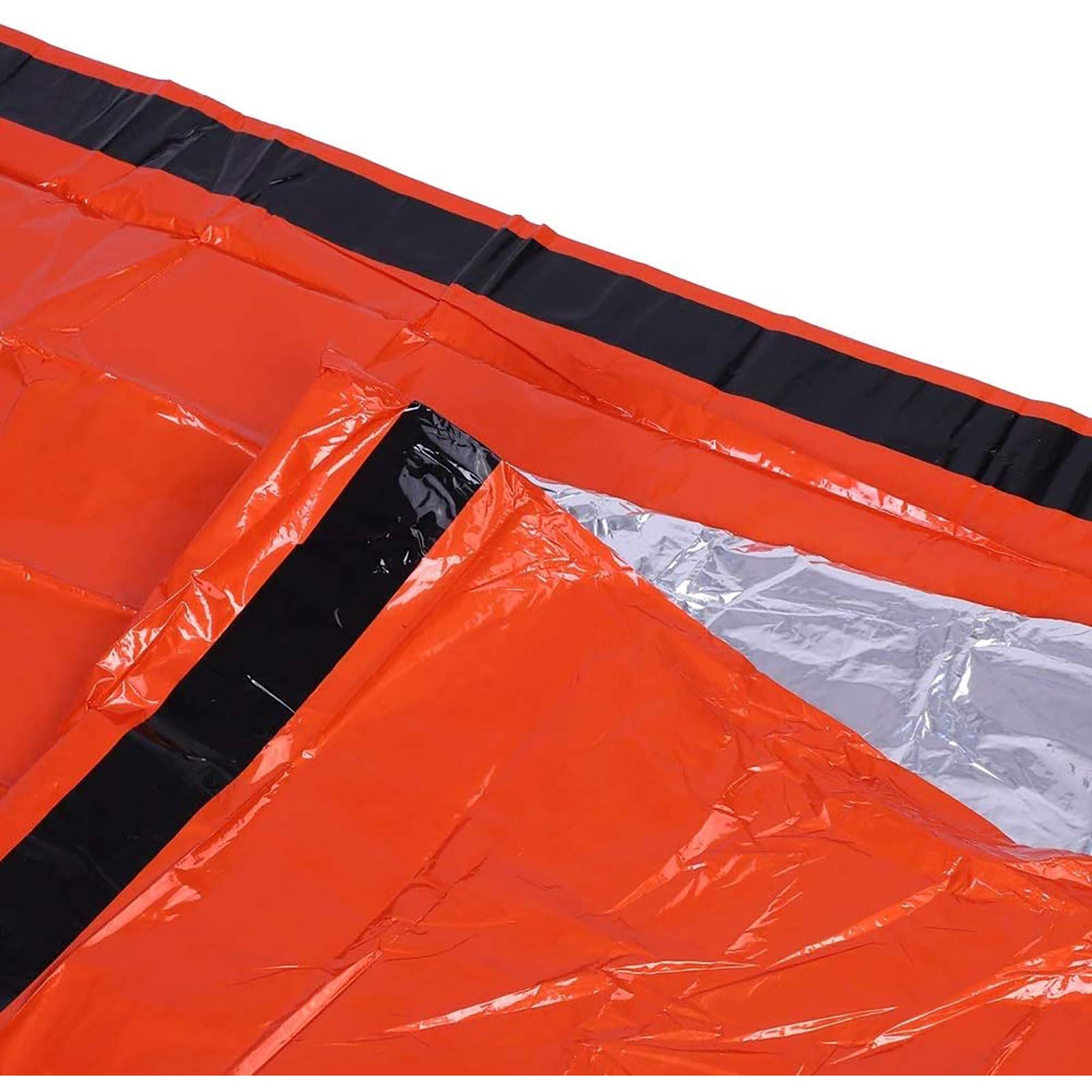 thermo schlafsack 1 x Camping-Schlafsack, Thermo-Schlafsack, wasserdicht, für Überleben, Camping, Reisen, Orange Sport & Freizeit Color:Blue-Red Lens kg:183 - 198 cm DH-Race X2 Pedal -