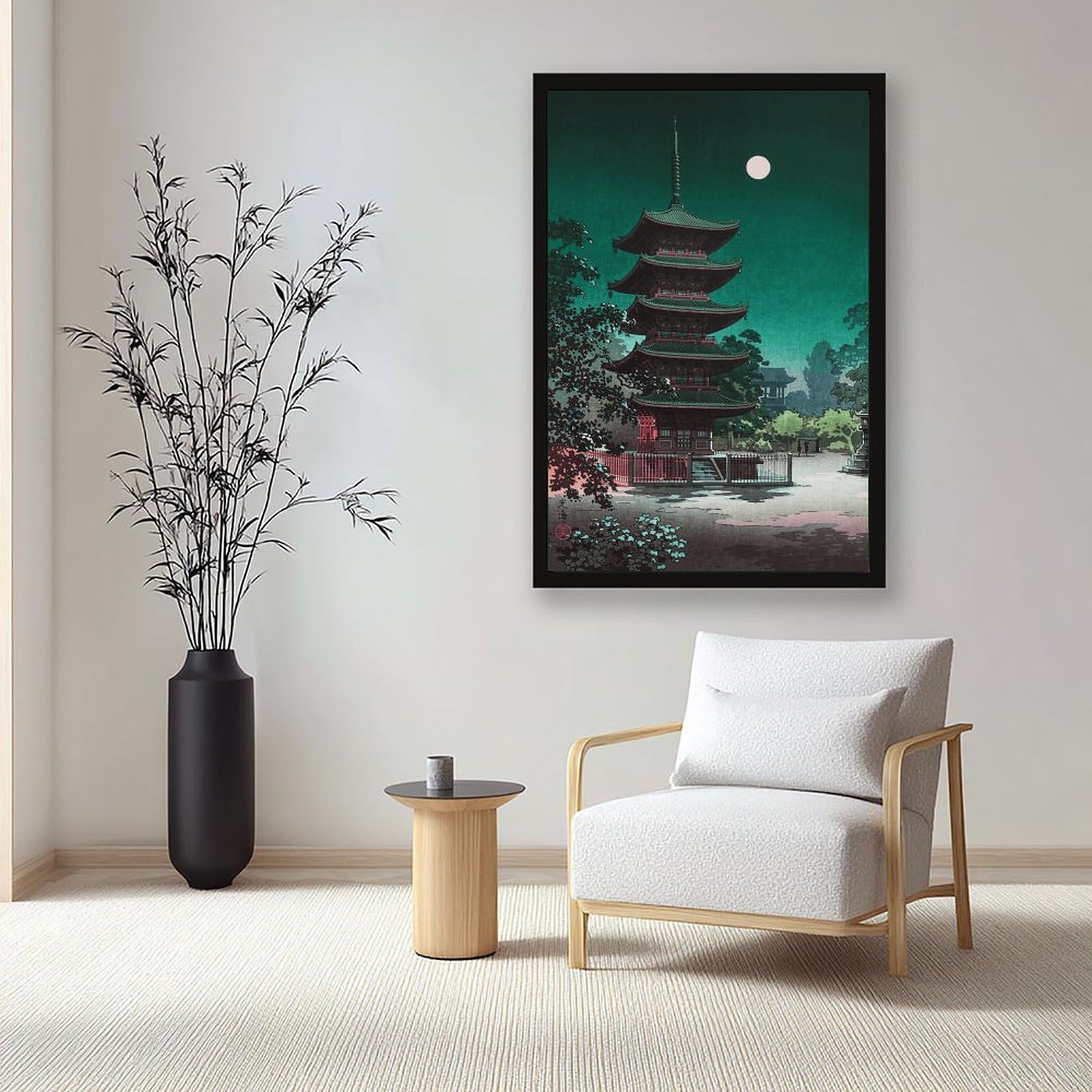 ELKPDOE Tsuchiya Koitsu Print, Poster Koitsu, Ukiyo-e Art Canvas Poster