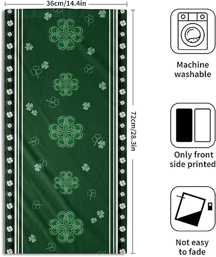 Vista 162 de Giwawa Juego de 2 toallas de mano de hojas marrones, toallas de baño bohemias suaves y delgadas, altamente absorbentes, decorativas, para cocina