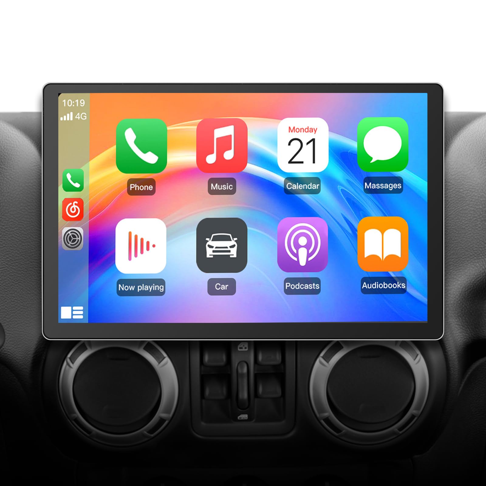 AWESAFE 6GB 128GM Car Radio Stereo 11.5 Inch for Jeep Wrangler JK 2007-2018 Dodge Grand Caravan2011-2020 Dodge Ram 2009-2012 with Wireless CarPlay