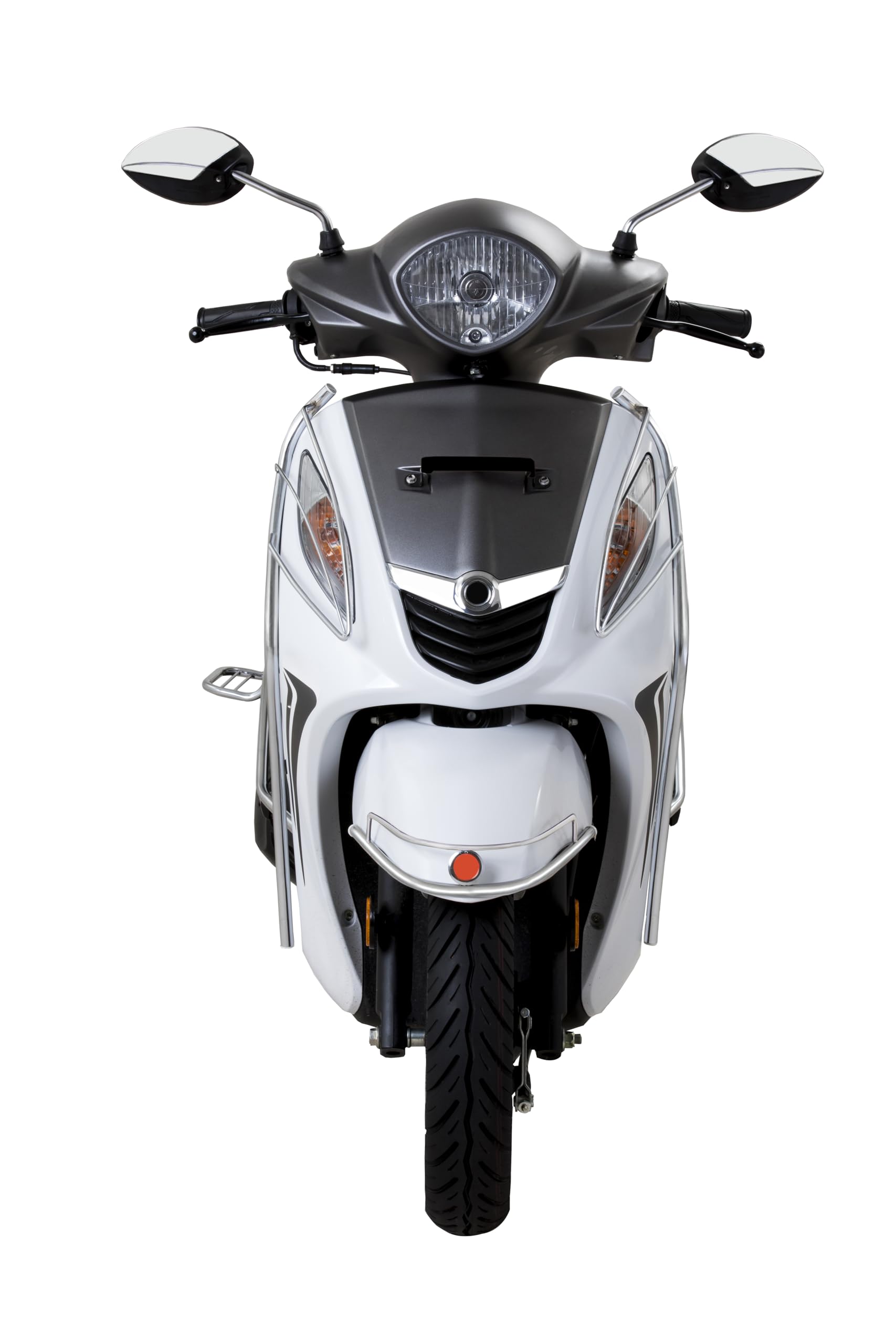 Front Bumper Guard for Fascino BS6, Stainless Steel Frame, Matte Finish, 8mm Thickness, 500g (Medium, Fascino Bs6 Side Crash Guard Right Left Kit)-image-40