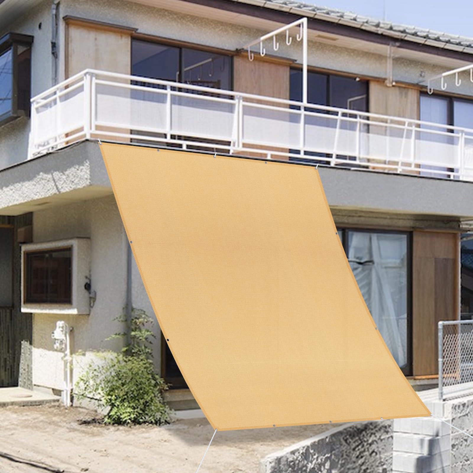 Amazon | SUNNY GUARD日除け シェード 2x2.4m ベージュ 雨よけシェード