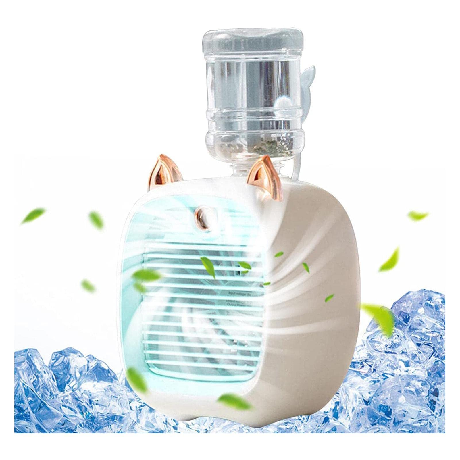 Ventilatore di nebulizzazione del condizionatore d'Aria, Ventola di Raffreddamento Ricaricabile Tramite USB Ventilatore del condizionatore d'Aria 3 velocità del