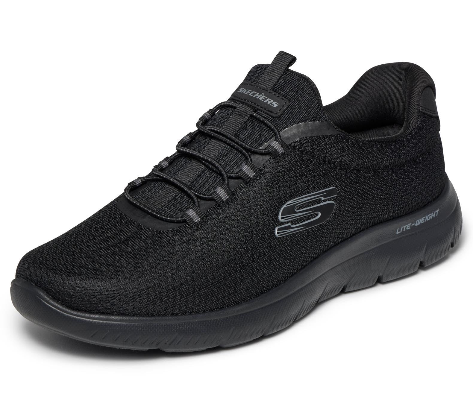 Skechers Men's Summits 233049 Trainers, Black, 8.5 UK