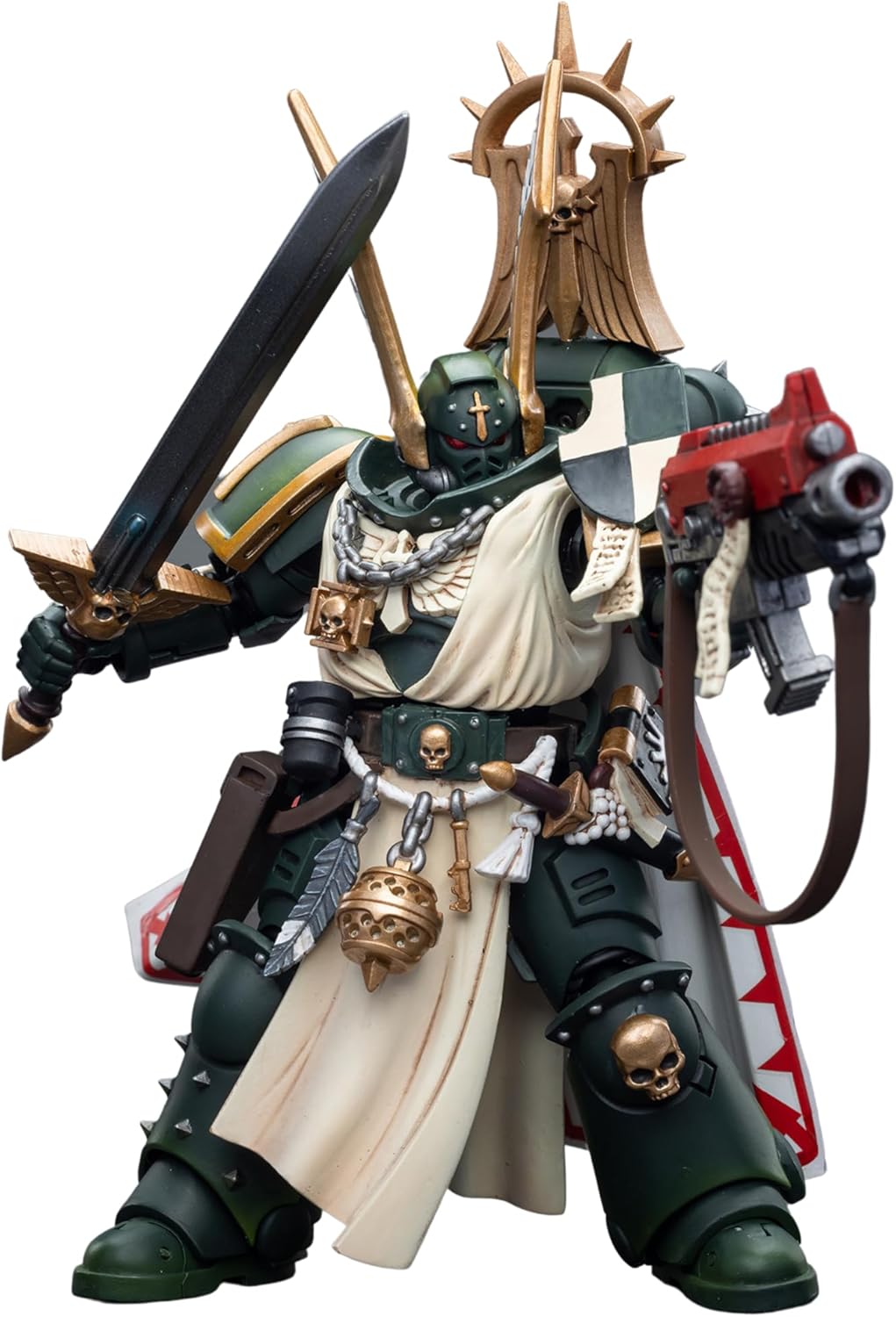 JOYTOY Warhammer 40,000 1/18 Action Figure Dark Angels Master Lazarus Collection Model Birthday Gifts