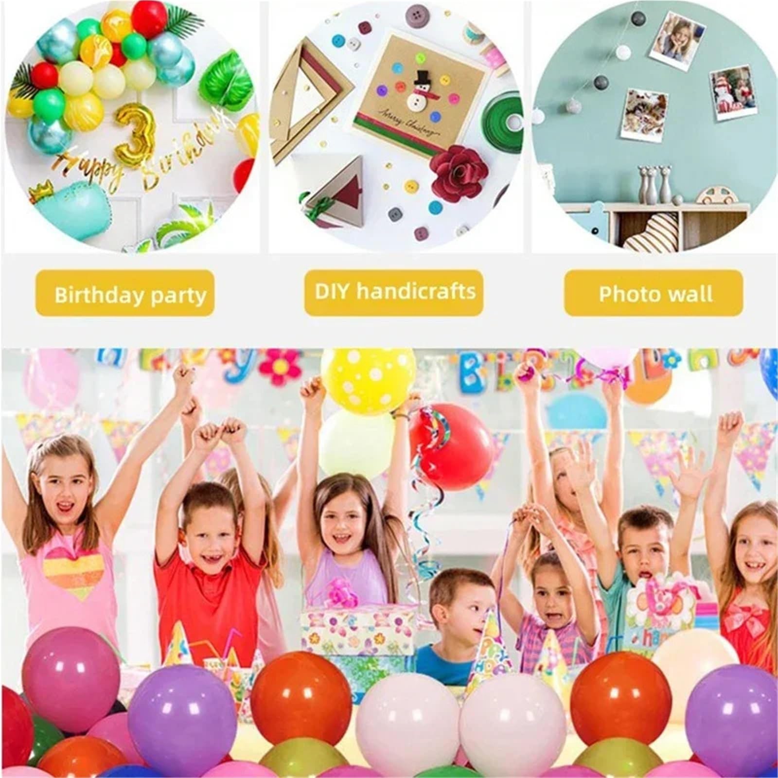 Kropki klejowe, balon 3000 szt. okrągła dwustronna taśma samoprzylepna kropki zapięcie mocna akrylowa naklejka DIY scrapbooking rzemiosło produkcja podkładka mocująca