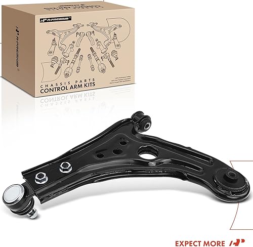 Miniatura 9 de A-Premium Brazo de control inferior delantero derecho, con rótula y buje, compatible con Chevrolet Aveo 04-11, Aveo5 06-11, Suzuki Swift+ 04-09,