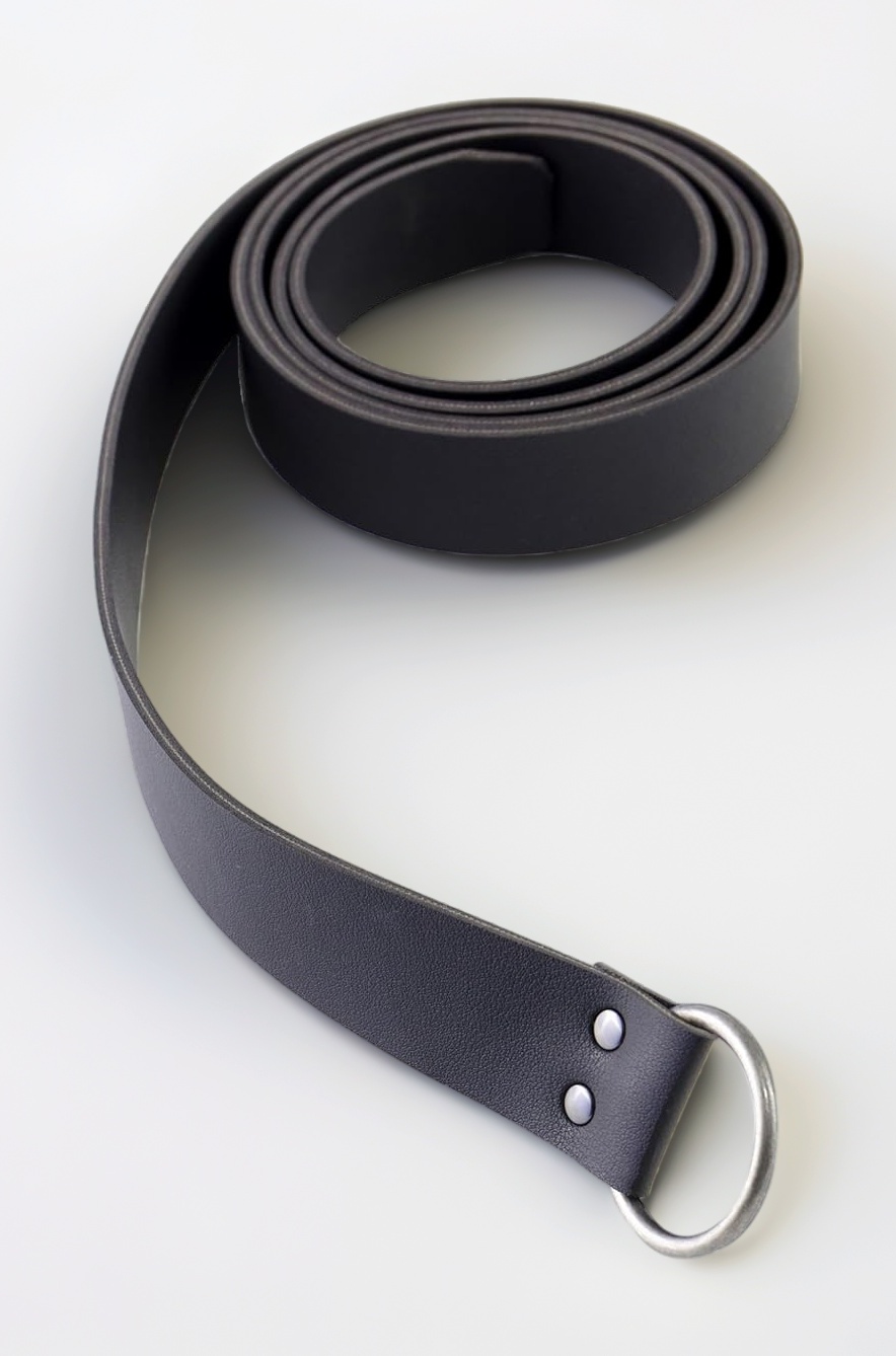 Medieval Knight Leather Belt Mens Reenactment Accessory