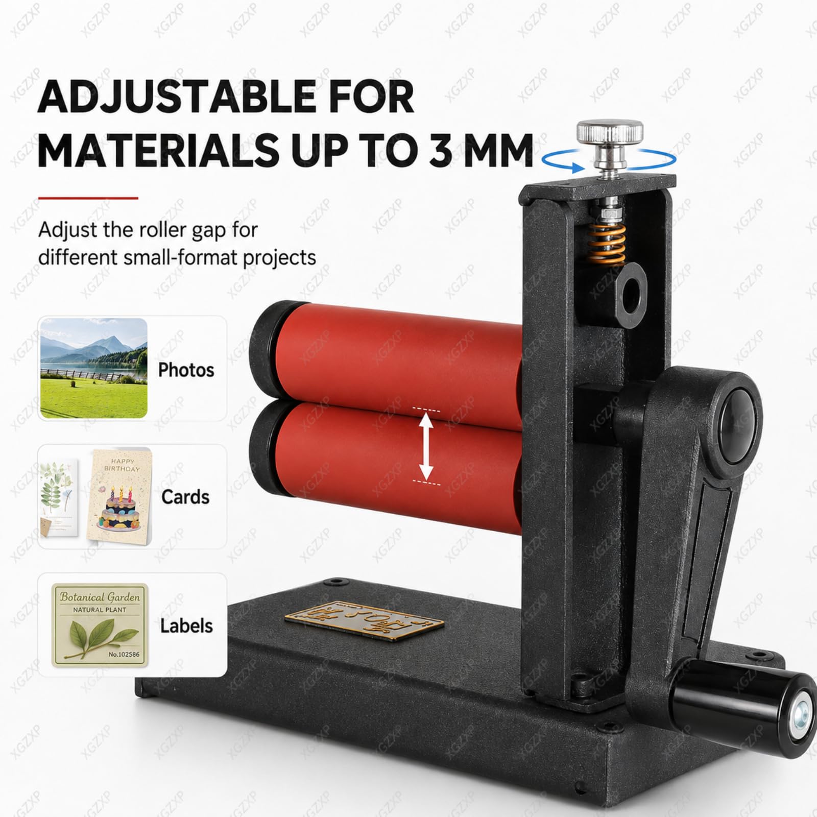 Plastificadora Manual En Frío De 6 Pulgadas, Plastificadora De Sobremesa Manual con Rodillos De Goma Ajustables, Acabado Suave Y Sin Burbujas, para Fotos, Tarjetas Y Documentos Pequeños