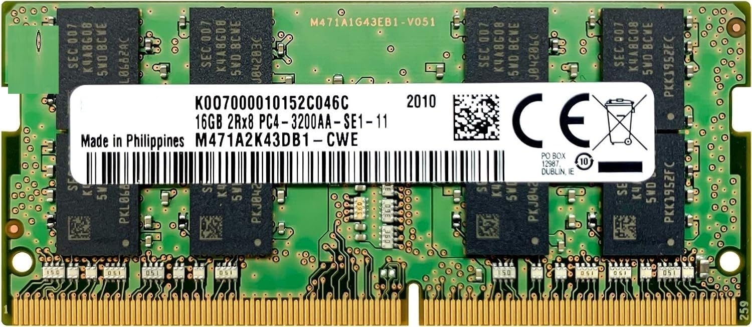Amazon.in: Buy 16GB DDR4-3200MHz SODIMM PC4-25600 CL22 2Rx8 1.2V