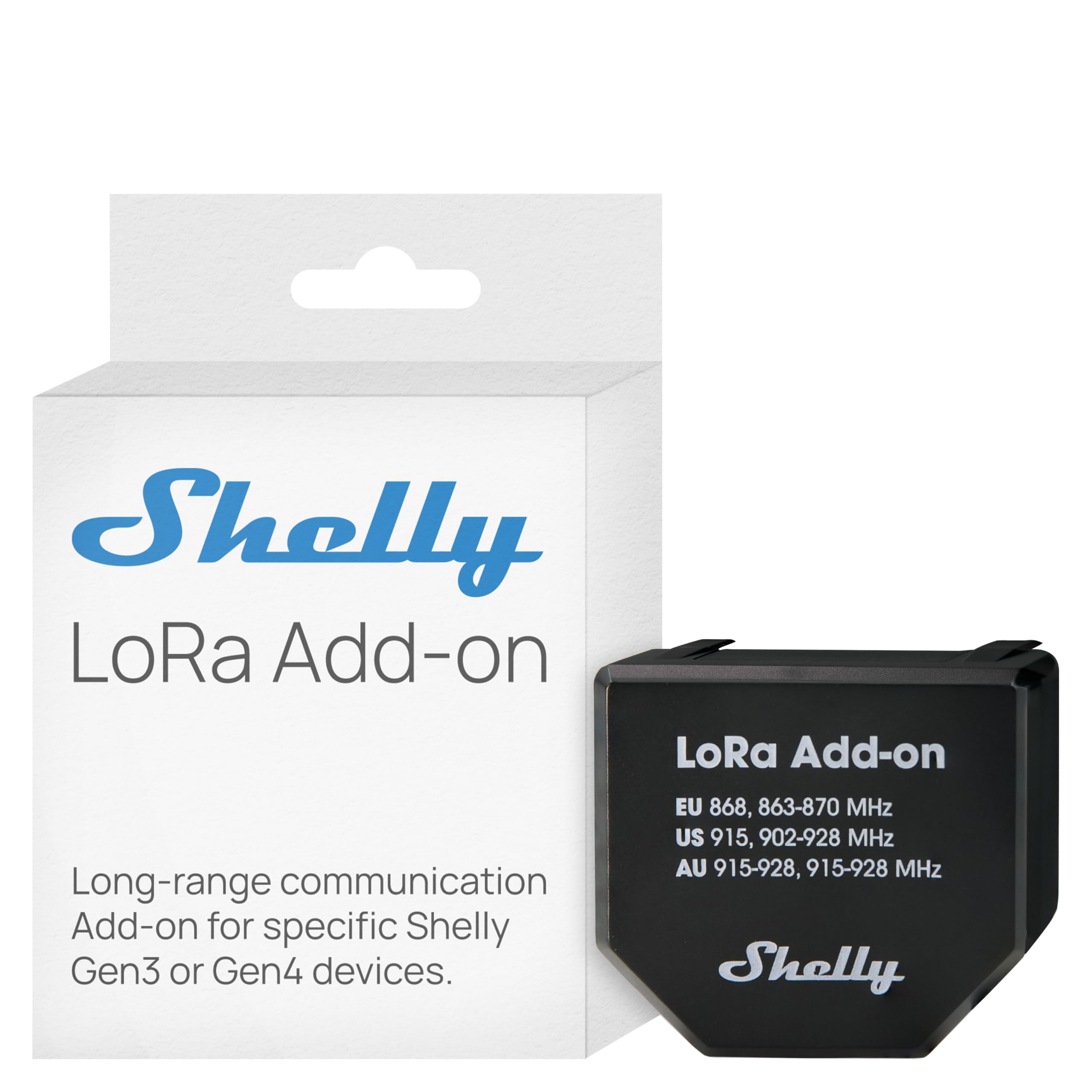 Shelly Shelly Lora Add-On - Long Range Solution up to 5 km, Reliable Communication, Barrier Free, Flexible Integration, Quick & Easy Setup, Remote Irrigation & Facility Equipment Control
