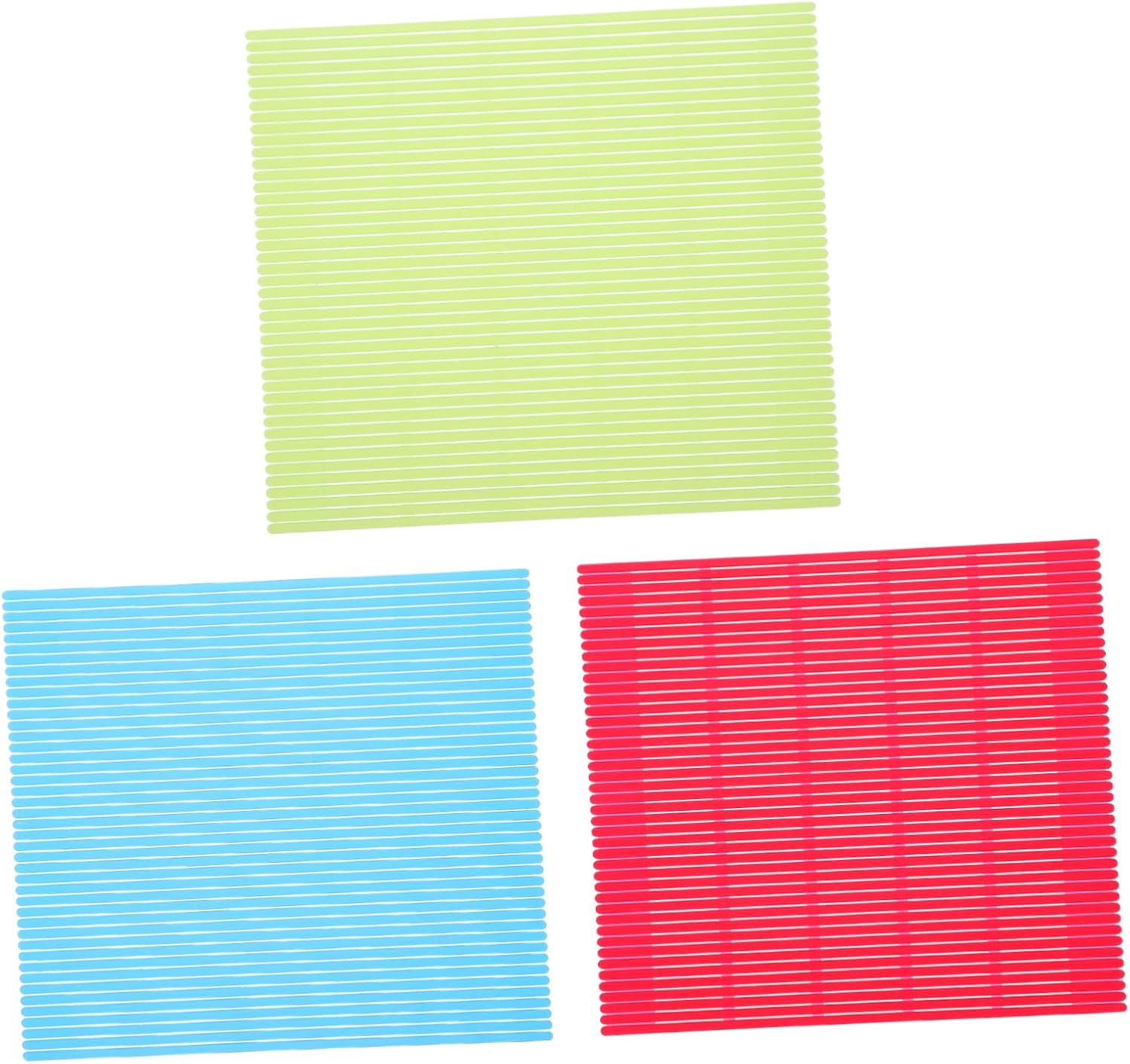 3Pcs Plastic Sushi Rolling Mats for Home Kitchen Easy Clean Tool