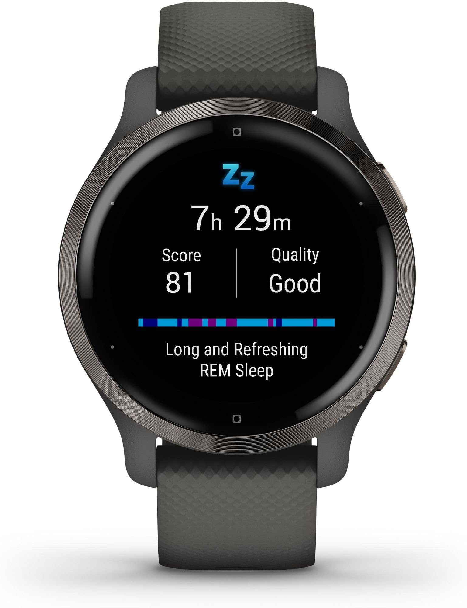 Garmin Venu 2S Reloj inteligente con GPS, música y deportes, Gris Pizarra
