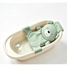 Baby Bath Support Net, Foldable Portable Shower Hammock for Infant Bathtub, Adjustable Bathing Mesh Seat