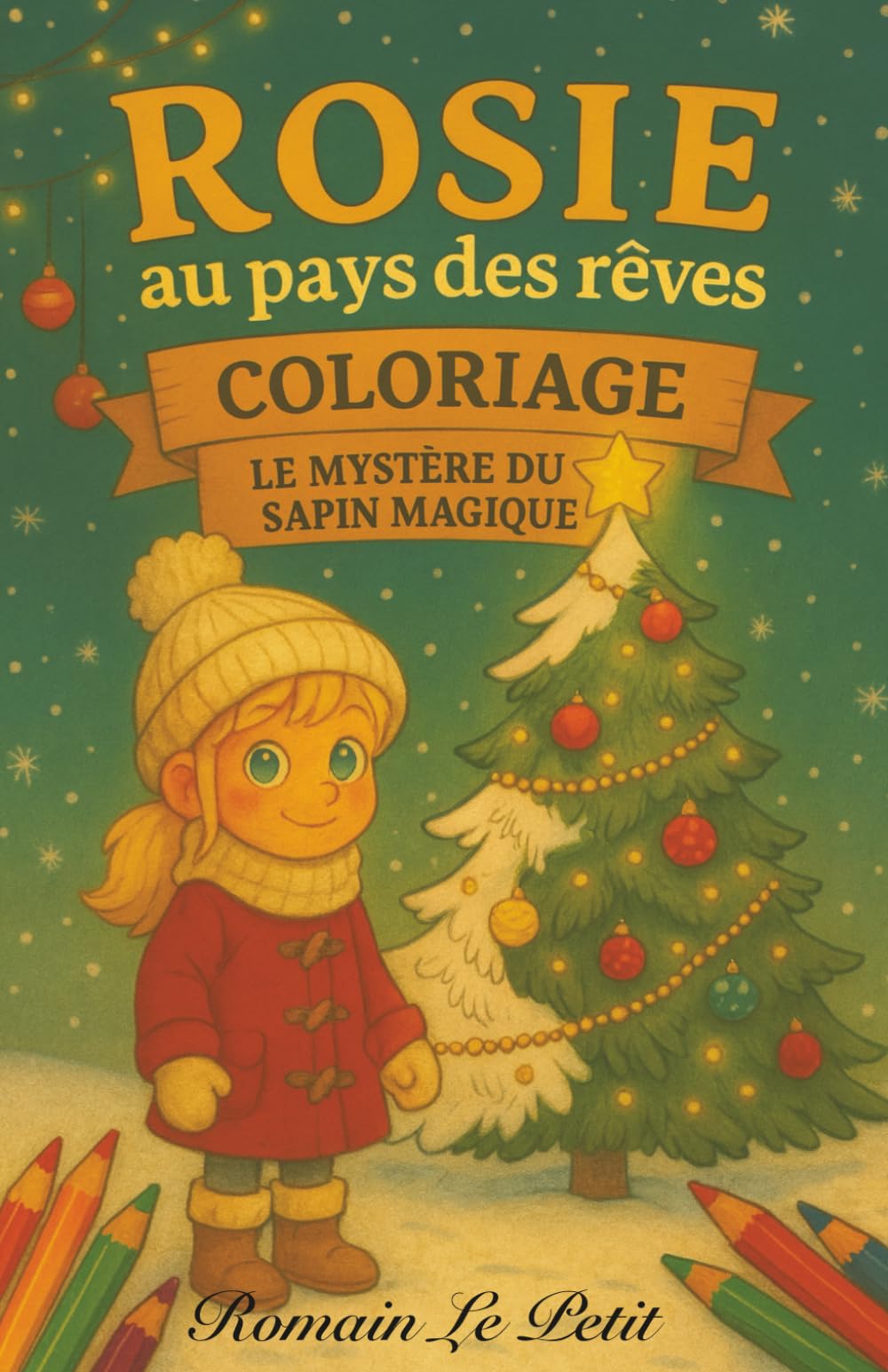Rosie au pays des rêves: Coloriage Le mystère du sapin magique