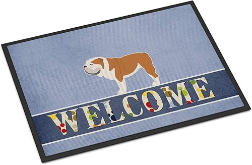 Caroline's Treasures BB5566MAT - Tapete de bienvenida para interiores o exteriores, 18 x 27 pulgadas, 27 pulgadas de largo x 18 pulgadas de ancho,