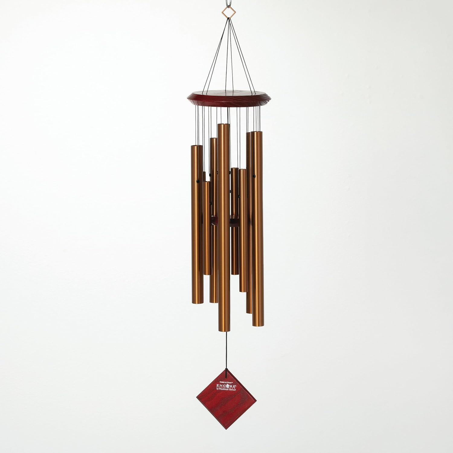 Woodstock Wind Chimes of Orion Wind Chimes for Outside, 30" Bronze Medium Tone Wind Chime Décor for Outdoor Garden, Patio, Porch, Encore Collection