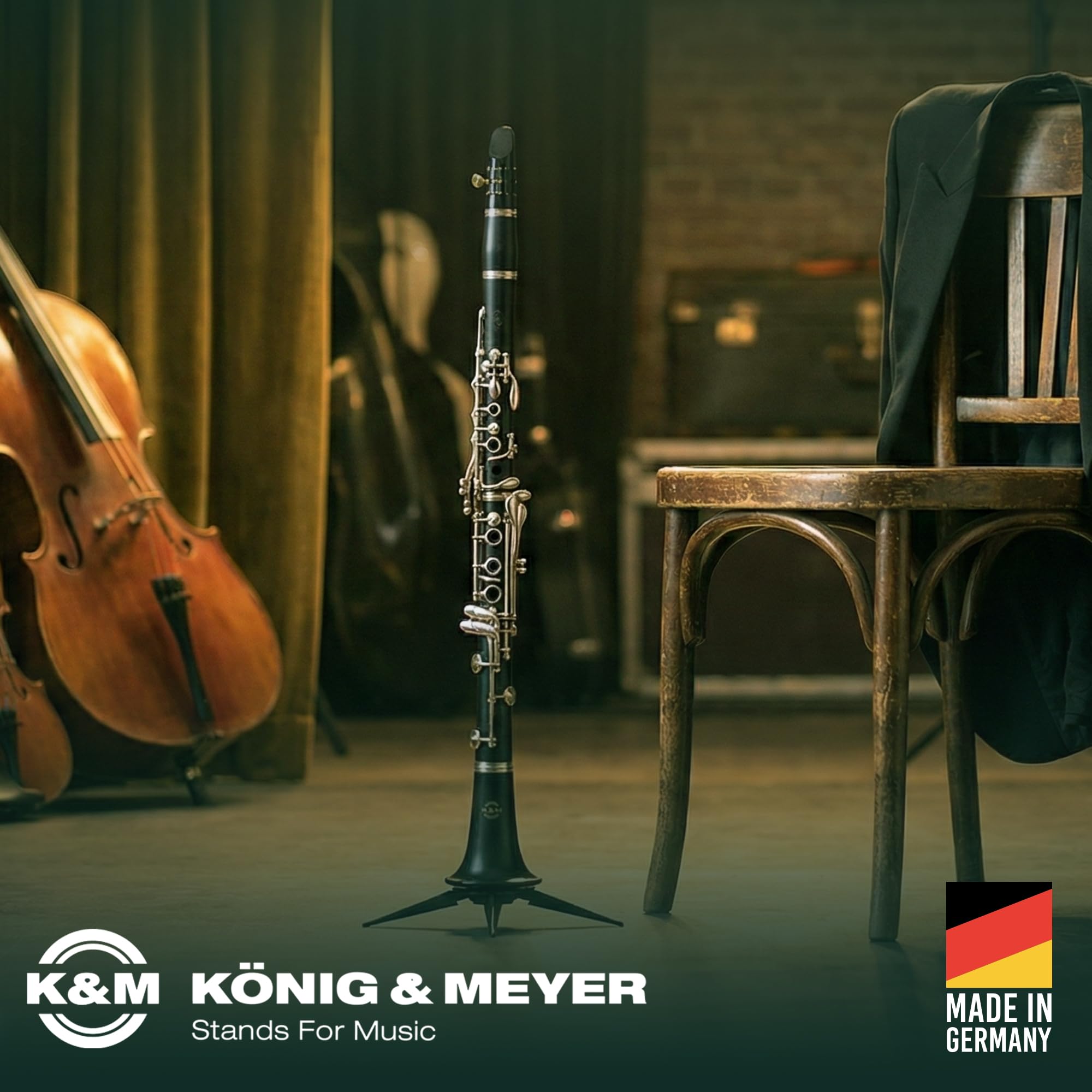 Amazon | K&M クラリネット用スタンド 15228 カラー:ブラック