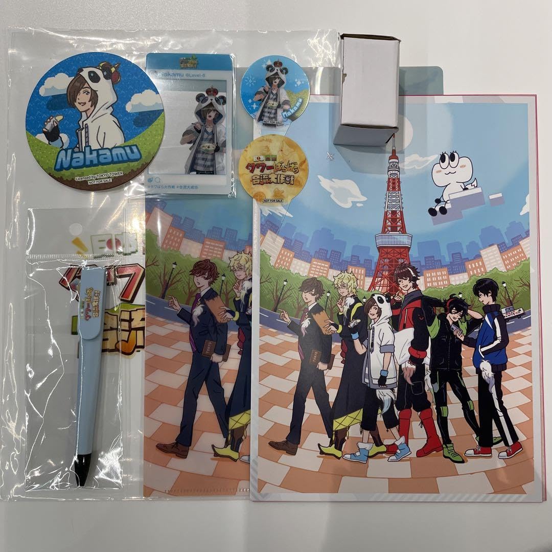 ワイテルズ Nakamu タワばら 東京タワー クリアカード コースター ワイテルズ Nakamu タワばら 東京タワー クリアカード コースター