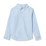 Amazon Essentials Boys' Long Sleeve Oxford Button Down Shirt