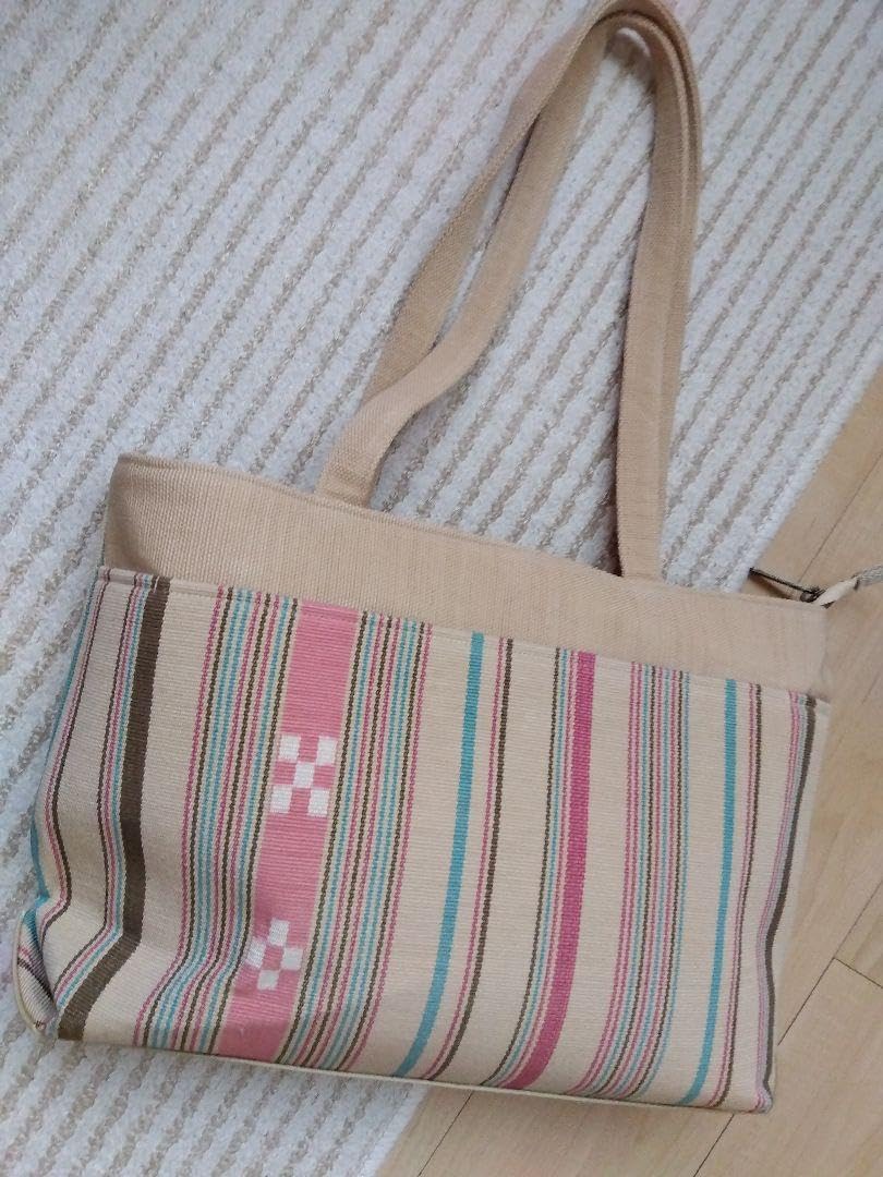 Amazon.co.jp: ミンサー織り トートバッグ MINSAH 沖縄 伝統工芸品  