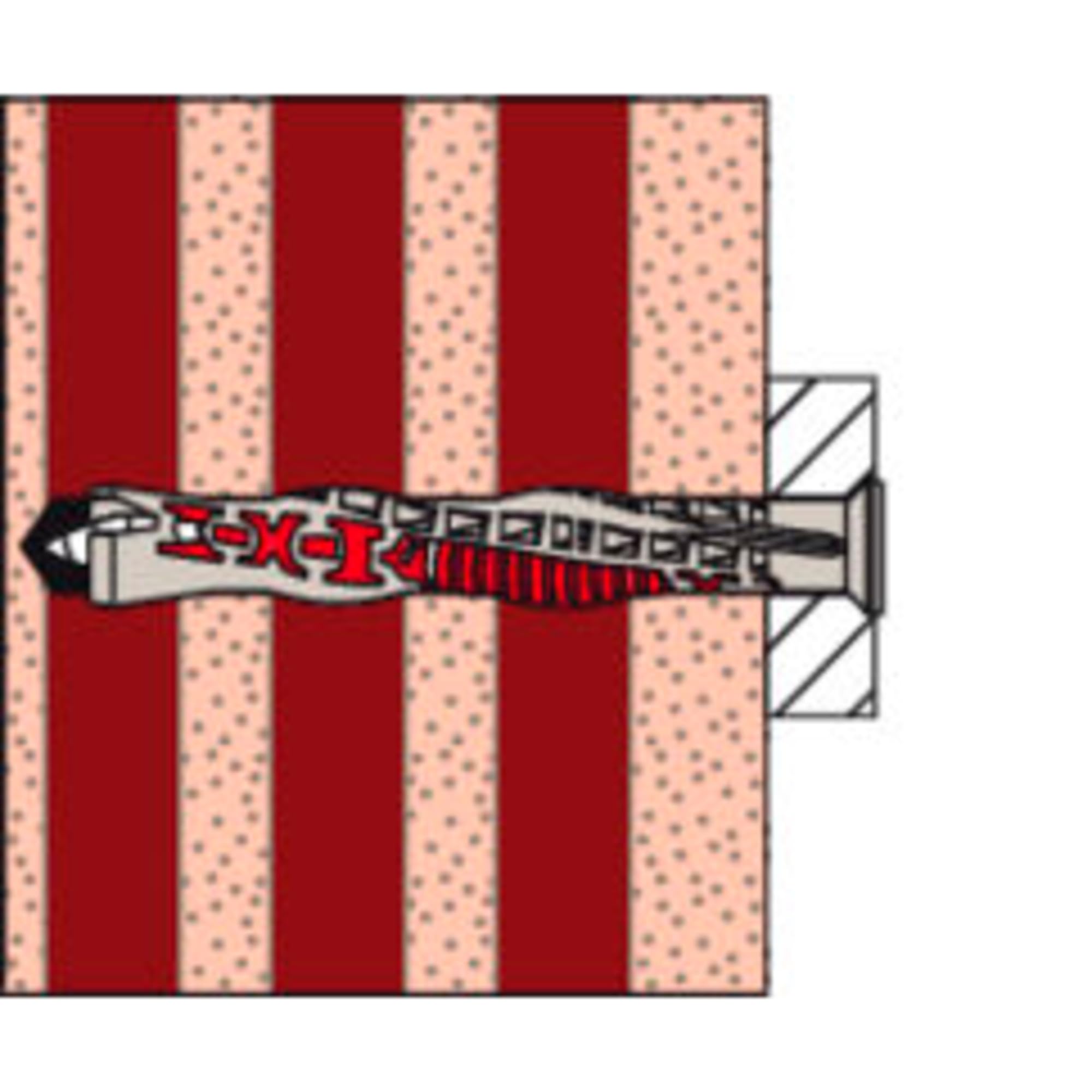 fischer Taco Largo duoxpand 8x100t 50 unds