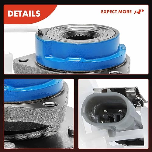 Miniatura 8 de A-Premium Cojinete de rueda trasera y conjunto de cubo con ABS y 5 lengüetas compatible con Chevrolet Corvette 1997-2008 y Cadillac XLR 2004-2008