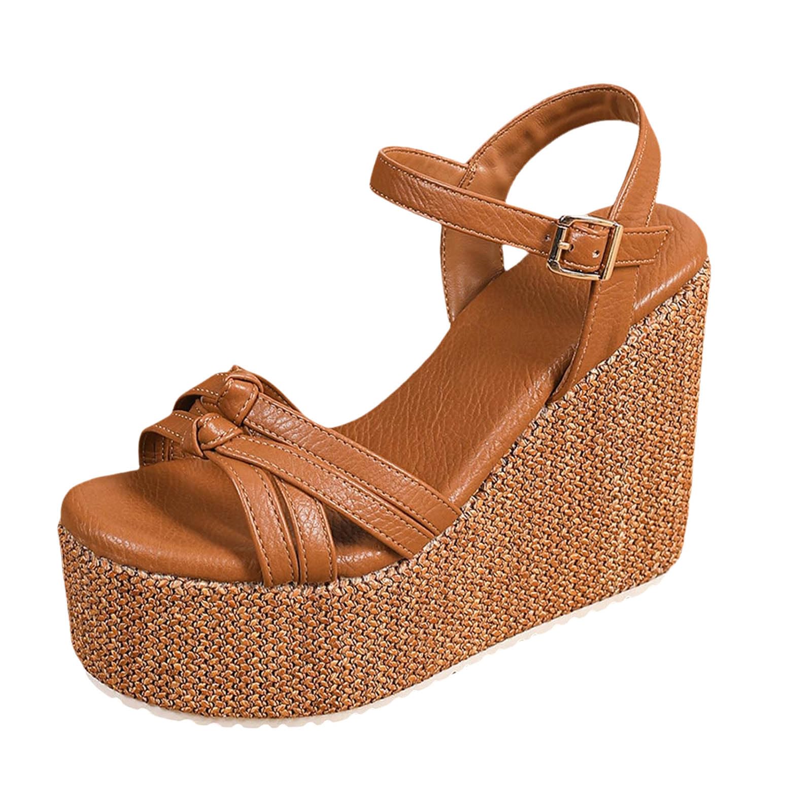 Genérico Mules Para Mujer Sandaliasde Casuales Para Mujer Sandalias Sandalias De Cuña S, Pantuflas De Playa Cós, Pantuflas Verano Transpirables Con Suelas Gruesas, Sandaliasbohemias