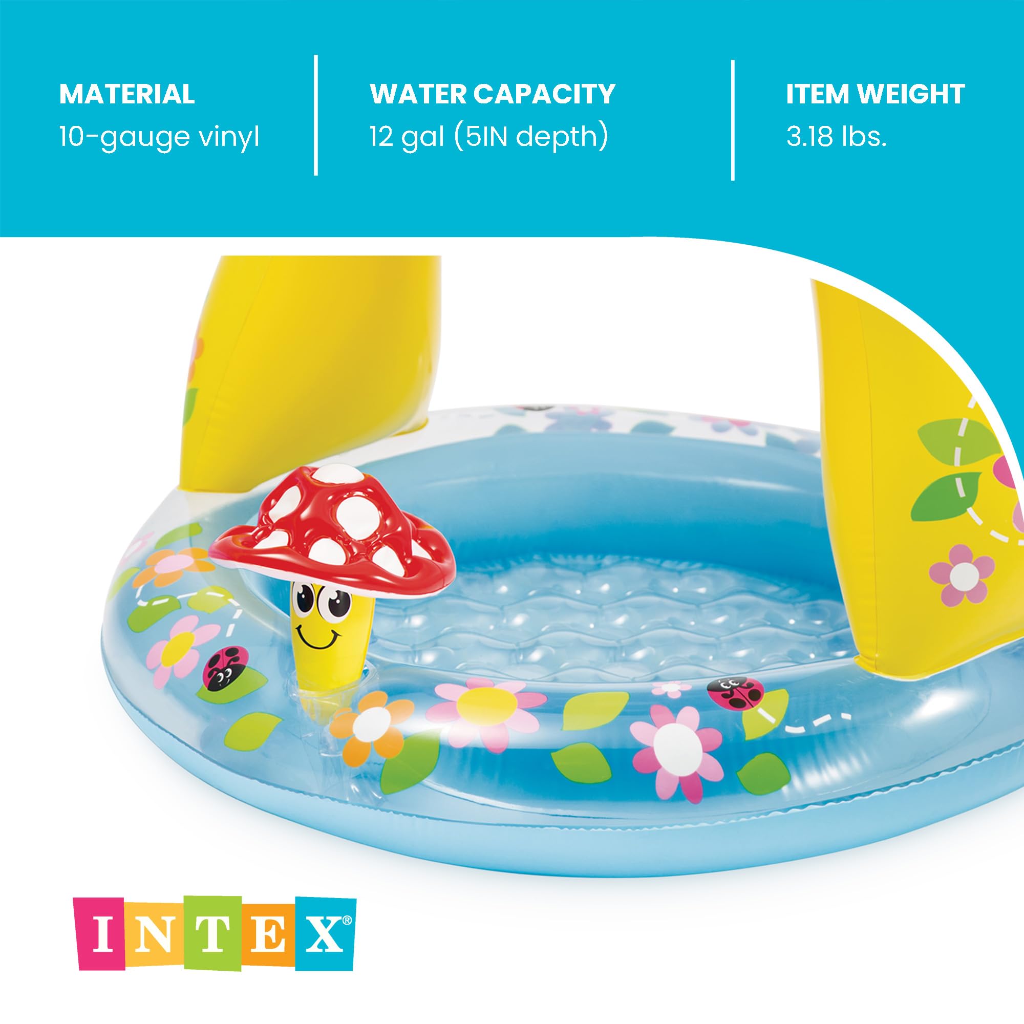 Intex Mushroom Baby Pool - Perfect for Little Ones -4