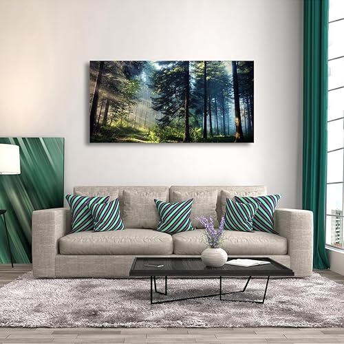 Miniatura 8 de Lienzo decorativo para pared de árbol, hermoso paisaje para sala de estar, dormitorio y oficina, imágenes de árbol grande, decoración de pared de 20