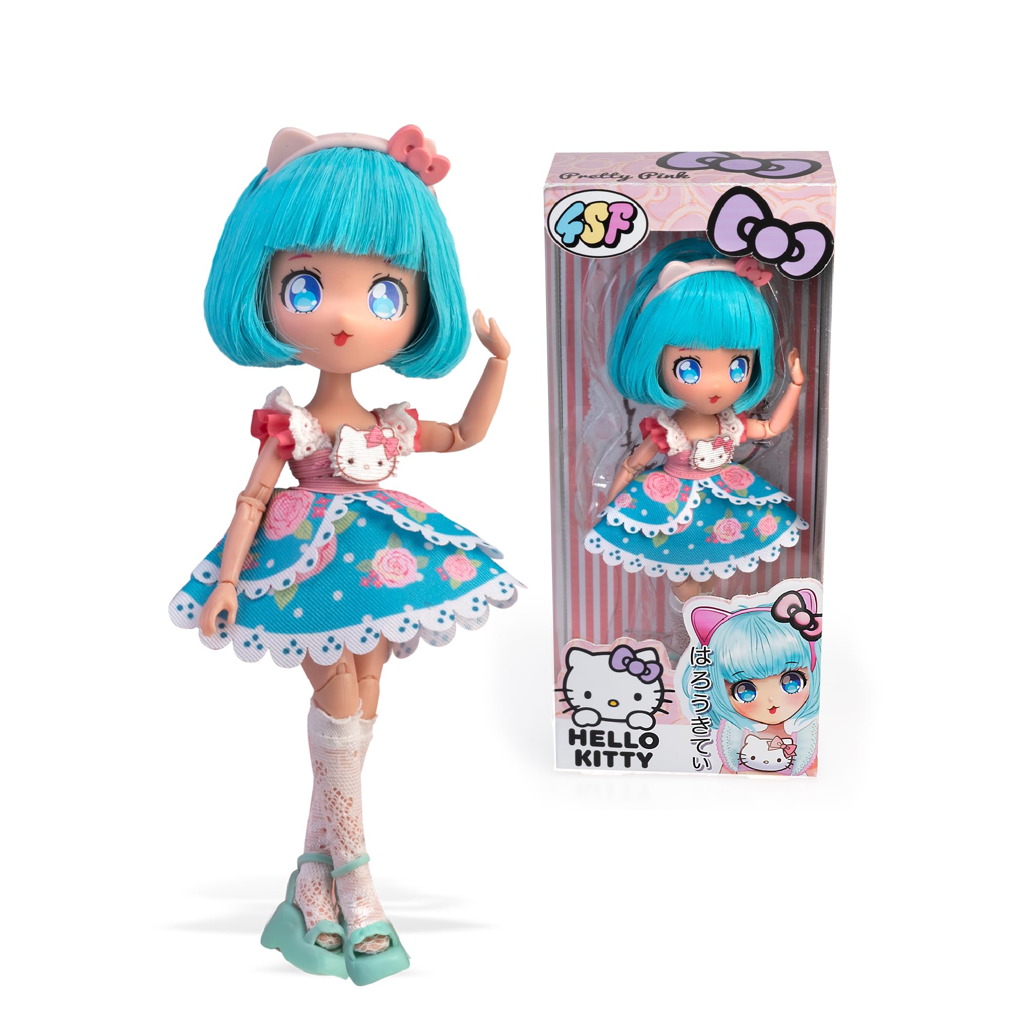 Hello Kitty Bambola Mini Fashion 5 cm Assortiti, Ogni venduto separatamente, Action Figure ufficiali, Figurine da esposizione, Collezionismo, Per i fan di tutte le età