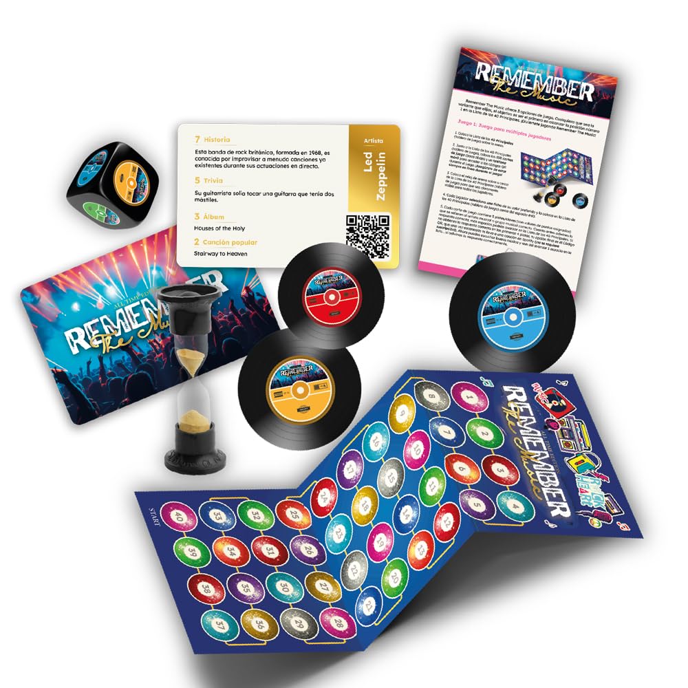 Remember The Music, Gioco da Tavolo Musicale Interattivo Trivia, Competi, Indovina e Trionfa nelle Liste!