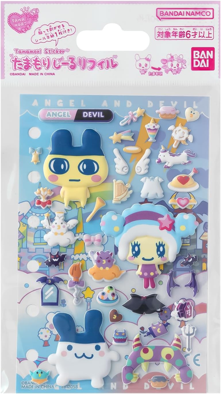 Bandai Tamagotchi Refill Angel & Devil Set, for Ages 6 and Up
