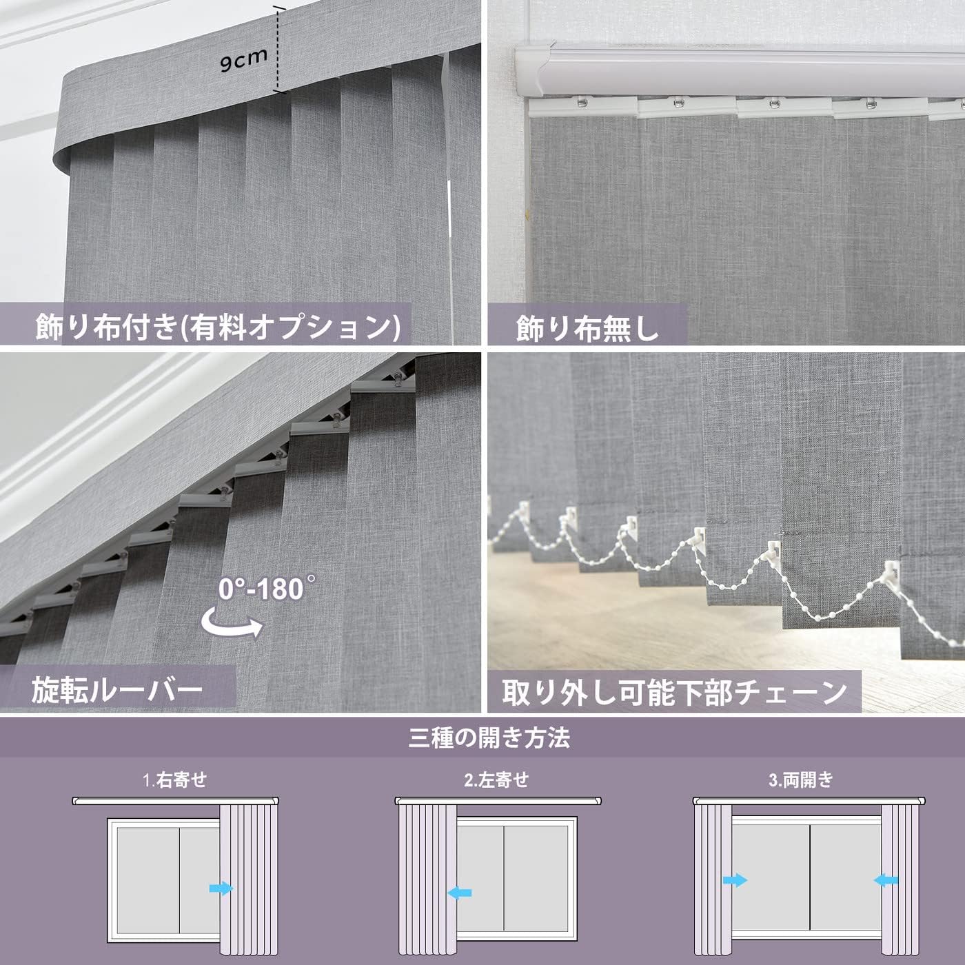 Vertical Blinds Components and Installation Details