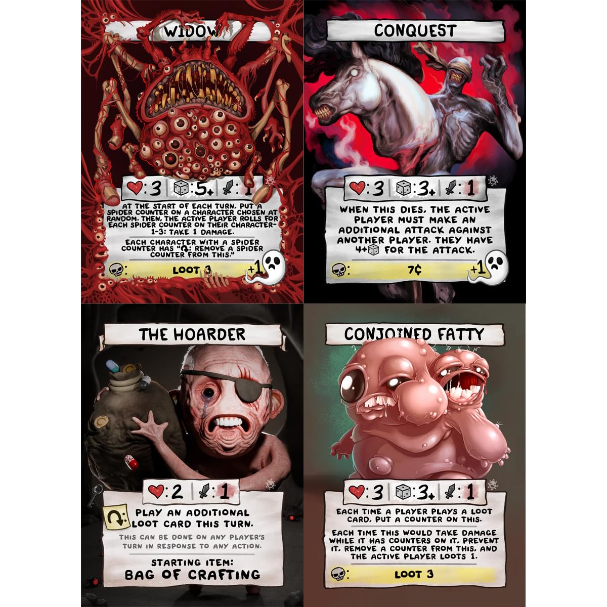 Amazon.com: Maestro Media The Binding of Isaac: Four Souls: Alt Art Booster  MINI-Expansion