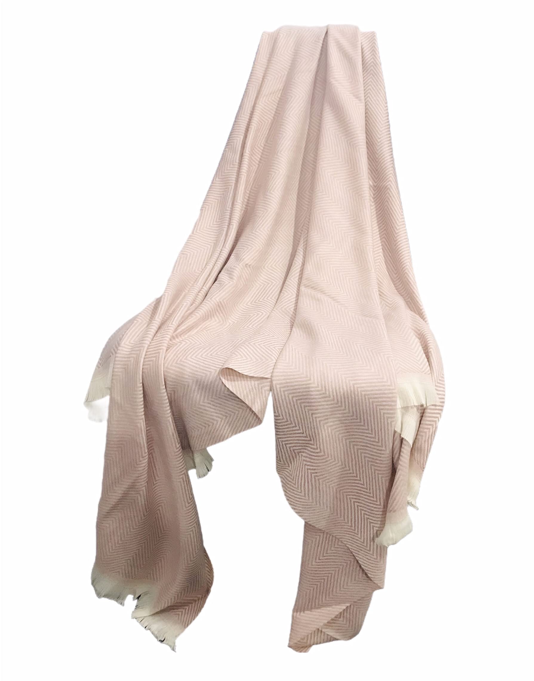 Cashmere Wrap Shawl for Women/Men shawl stole sizes wrap 2020-2021 thick blanket feel with zigzag pattern (wave dark grey, shawl 40"x80")