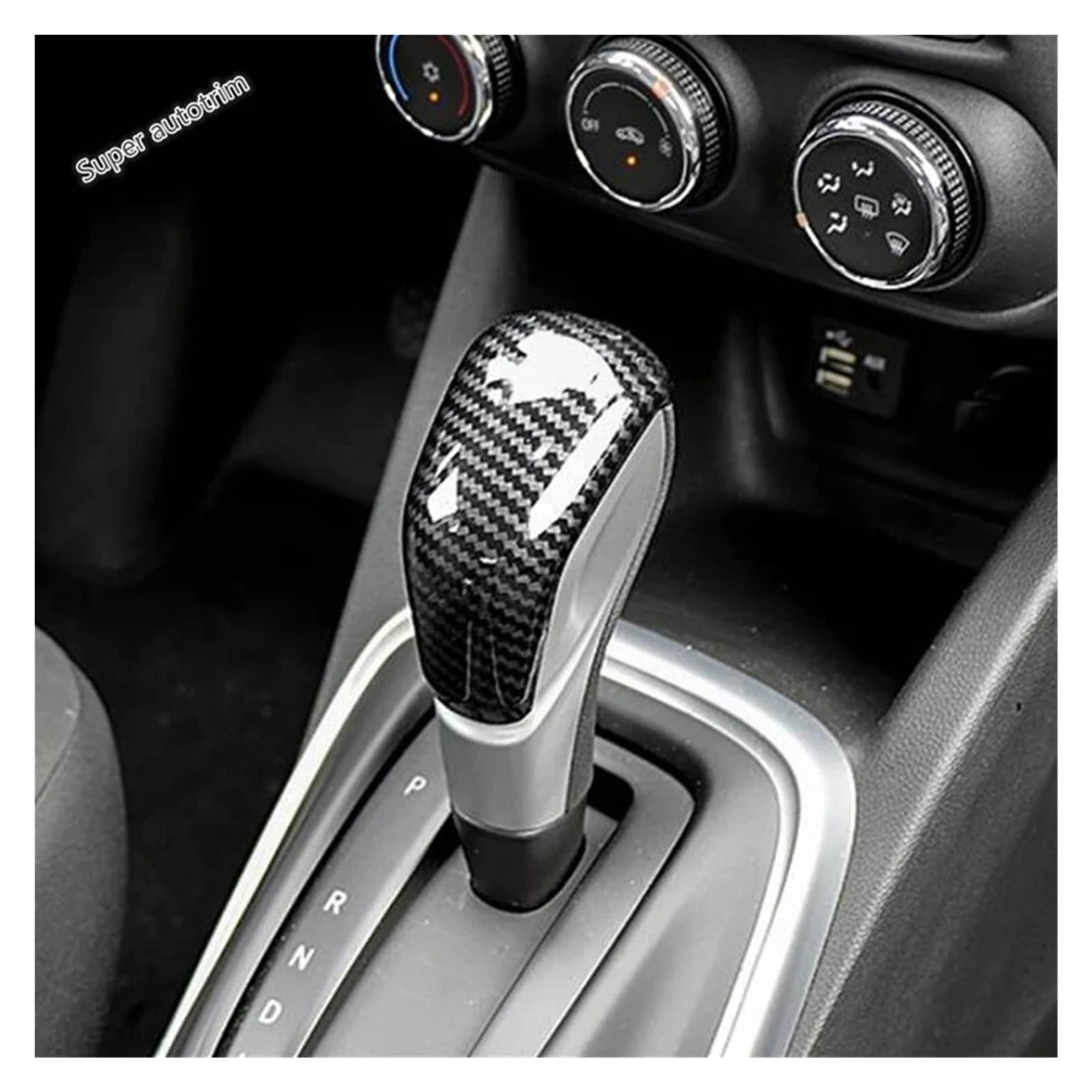 DWTNMEX Gear Shift Knob for Chevrolet for Trax for Tracker & for Opel for Mokka 2019-2022 Gear Shift Head