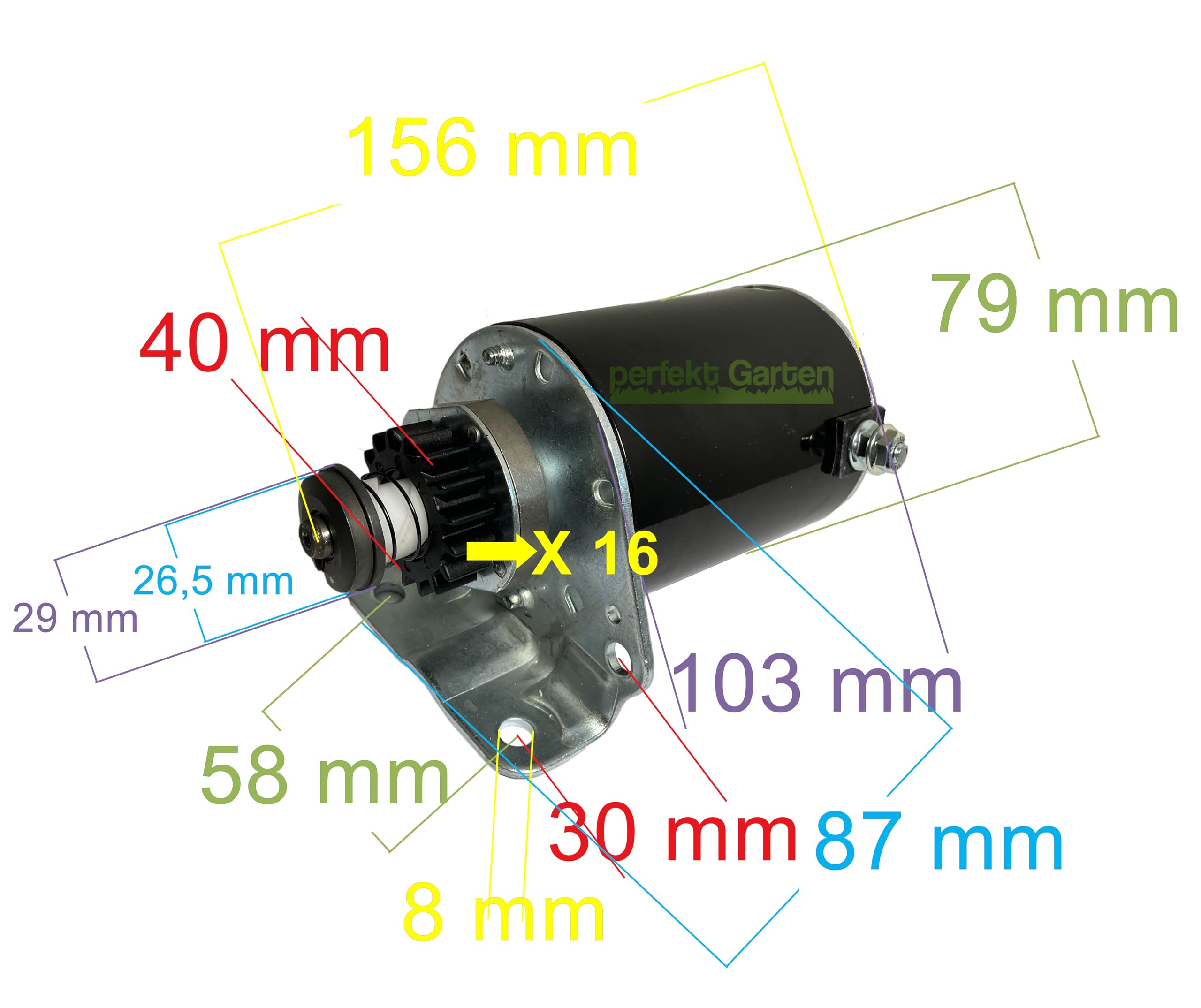 Démarreur compatible avec Briggs&Stratton 394805 497595 499521 691262 693054 795121