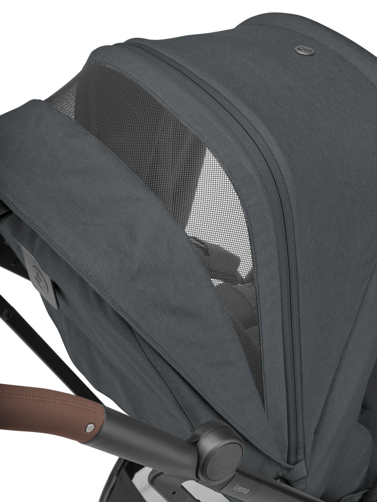 Maxi-Cosi Leona² Kinderwagen 0–22 kg umdrehbare Sitz einhändig zusammenklappbar Twillic Graphite